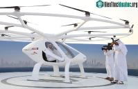 Ảnh Taxi bay đầu tiên trên thế giới xuất hiện ở Dubai
