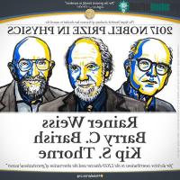 Ảnh Giải Nobel Vật lý 2017 thuộc về công trình khám phá sóng hấp dẫn