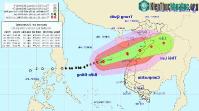 Ảnh Bão số 10 sức gió lên tới 150km/h trước khi đổ bộ Nghệ An - Quảng Trị