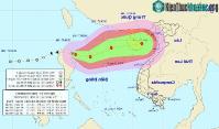 Ảnh Cơn bão số 11 đã tiến nhanh vào biển Đông