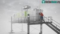 Ảnh Trang trại container thử nghiệm tại Nam Cực trước khi lên trên sao Hỏa