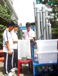 Ảnh Học sinh lớp 9 "biến" nước thải máy lạnh thành ra nước uống