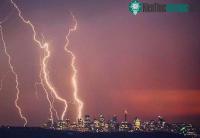 Ảnh Sau những ngày nắng nóng kỷ lục, Sydney dồn dập sét
