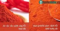Ảnh Cách phân biệt được bột ớt thật và bột ớt giả