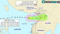 Ảnh Dự báo: Bão số 3 di chuyển nhanh, đổ bộ vào các tỉnh từ Thái Bình đến Hà Tĩnh