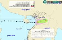 Ảnh Bão Sơn Tinh suy yếu thành áp thấp, gây mưa lớn tại các khu vực Bắc Trung Bộ
