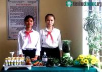 Ảnh Nữ sinh trung học chế tạo ra "thuốc" sát khuẩn 3 trong 1 từ những dược liệu tự nhiên