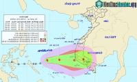 Ảnh Chiều nay, áp thấp nhiệt đới đã mạnh lên thành bão - cơn bão số 9 trên biển Đông
