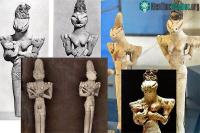 Ảnh Bí ẩn ngàn năm về tượng người thằn lằn với gương mặt "dị dạng"