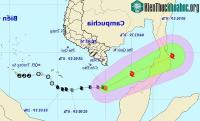 Ảnh Bão số 1 tăng cấp, cảnh báo vùng Nam Bộ mưa lớn, dông lốc và gió giật