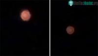 Ảnh Vật thể biến hình nghi UFO được phát sáng trên bầu trời Mỹ