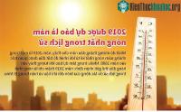 Ảnh Dự báo năm 2019 là năm nóng nhất trong lịch sử