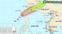 Ảnh Bão Bailu cuồn cuộn tiến sát Biển Đông, Hà Tĩnh - Quảng Trị xuất hiện mưa lớn