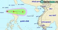 Ảnh Bão số 4 vừa suy yếu, lại xuất hiện thêm áp thấp nhiệt đới hướng vào biển Đông