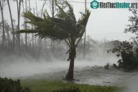 Ảnh Sức gió tới 300km/h, siêu bão quái vật Dorian vẫn hầu như không di chuyển