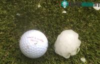 Ảnh Mưa đá to bằng quả Golf xuất hiện ở Úc, cháy rừng giảm nhiệt đôi chút