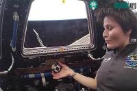 Ảnh Phát hiện vật thể bí ẩn bất ngờ xuất hiện sau lưng phi hành gia trên trạm ISS