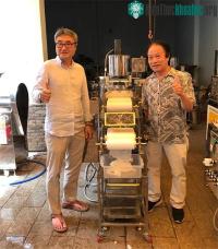 Ảnh Thầy giáo đã chế tạo máy làm bún phở "thần diệu", xuất khẩu ra nước ngoài