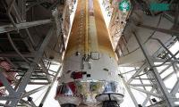 Ảnh NASA đã thử nghiệm nạp điện tên lửa mạnh nhất hành tinh