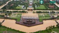 Ảnh Hình ảnh trung tâm thành phố Huế chìm trong biển nước