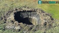Ảnh Phát hiện miệng núi lửa khổng lồ tiếp tục xuất hiện tại Siberia