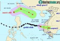 Ảnh Bão Goni chưa tan, biển Đông lại xuất hiện thêm cơn bão Atsani