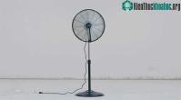 Ảnh Kỹ sư chế tạo quạt cây tự động quay theo người dùng