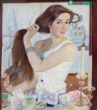 Ảnh Google Doodle vinh danh nữ họa sĩ nổi tiếng Zinaida Serebriakova