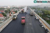 Ảnh Cầu Thăng Long trước ngày cho thông xe trở lại