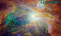 Ảnh Hình ảnh tinh vân Orion rực rỡ giống "pháo hoa" trong vũ trụ