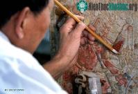 Ảnh Ngôi mộ cổ 1.400 năm có giường đá cẩm thạch trắng, hoa văn theo phong cách Phật giáo
