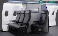 Ảnh Airbus đã thiết kế "lều cách ly Covid-19" ngay trên máy bay