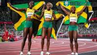 Ảnh VĐV điền kinh Olympic thi nhau phá kỷ lục nhờ công nghệ đường chạy "trên mây" của Nhật Bản