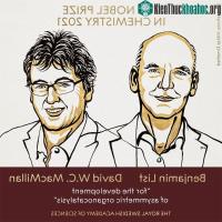 Ảnh Nobel Hóa học 2021 được trao cho tác giả công trình nghiên cứu xúc tác hữu cơ bất đối xứng