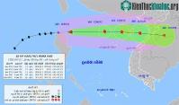 Ảnh Bão Kompasu tiến vào Biển Đông trở thành cơn bão số 8, xuất hiện mưa lớn trên diện rộng