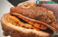 Ảnh Loài cá kỳ dị có răng, hình dáng giống bánh mì kẹp thịt xuất hiện ở Nga