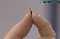 Ảnh Chế tạo chip điện tử cấy dưới da lưu thông tin tiêm phòng Covid-19