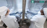 Ảnh NASA mở ống mẫu vật có thể chứa khí Mặt trăng 50 năm để nghiên cứu